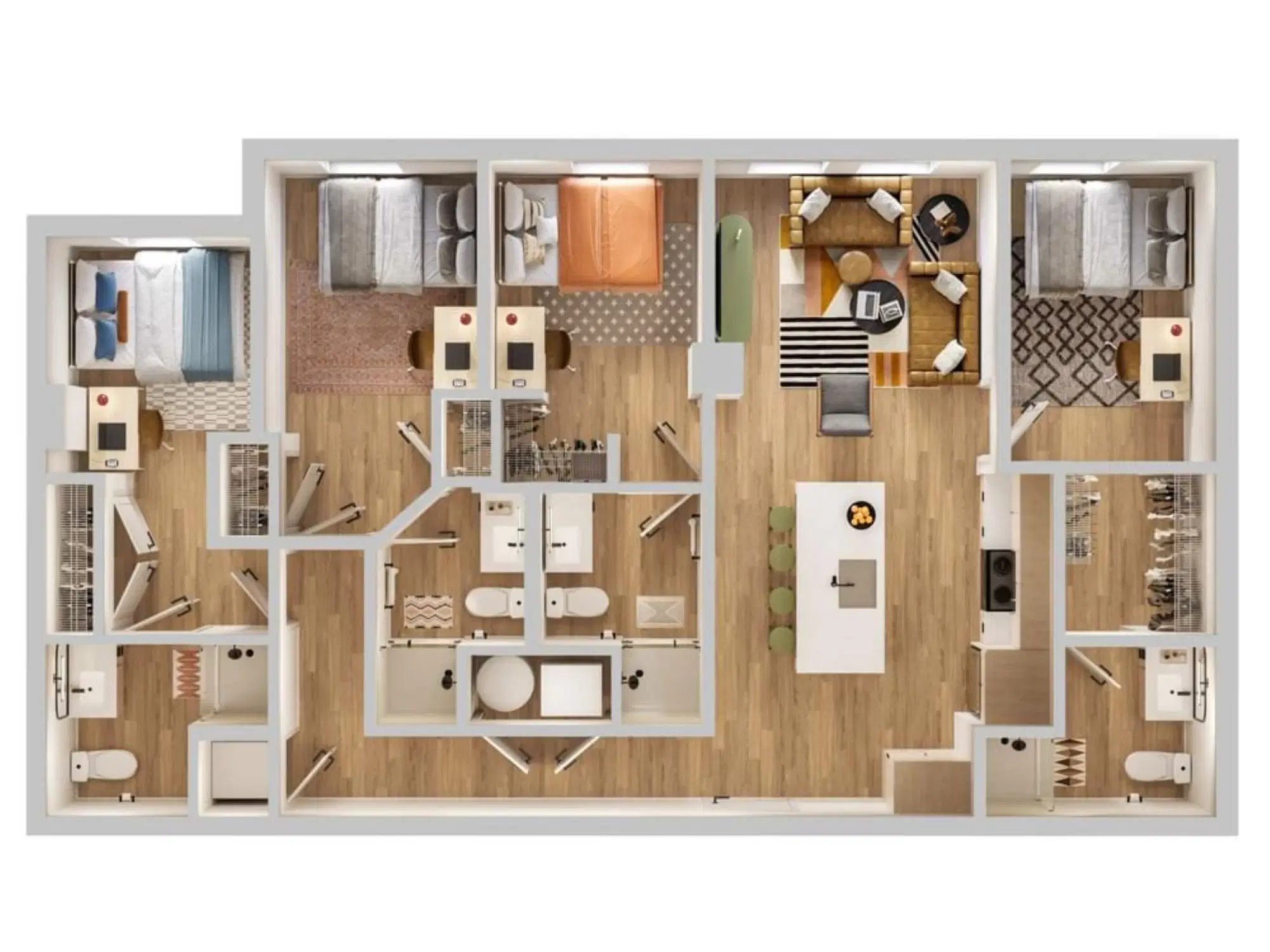 Verve Tempe, Tempe – Room in a 4 Bed 4 Bath - E1