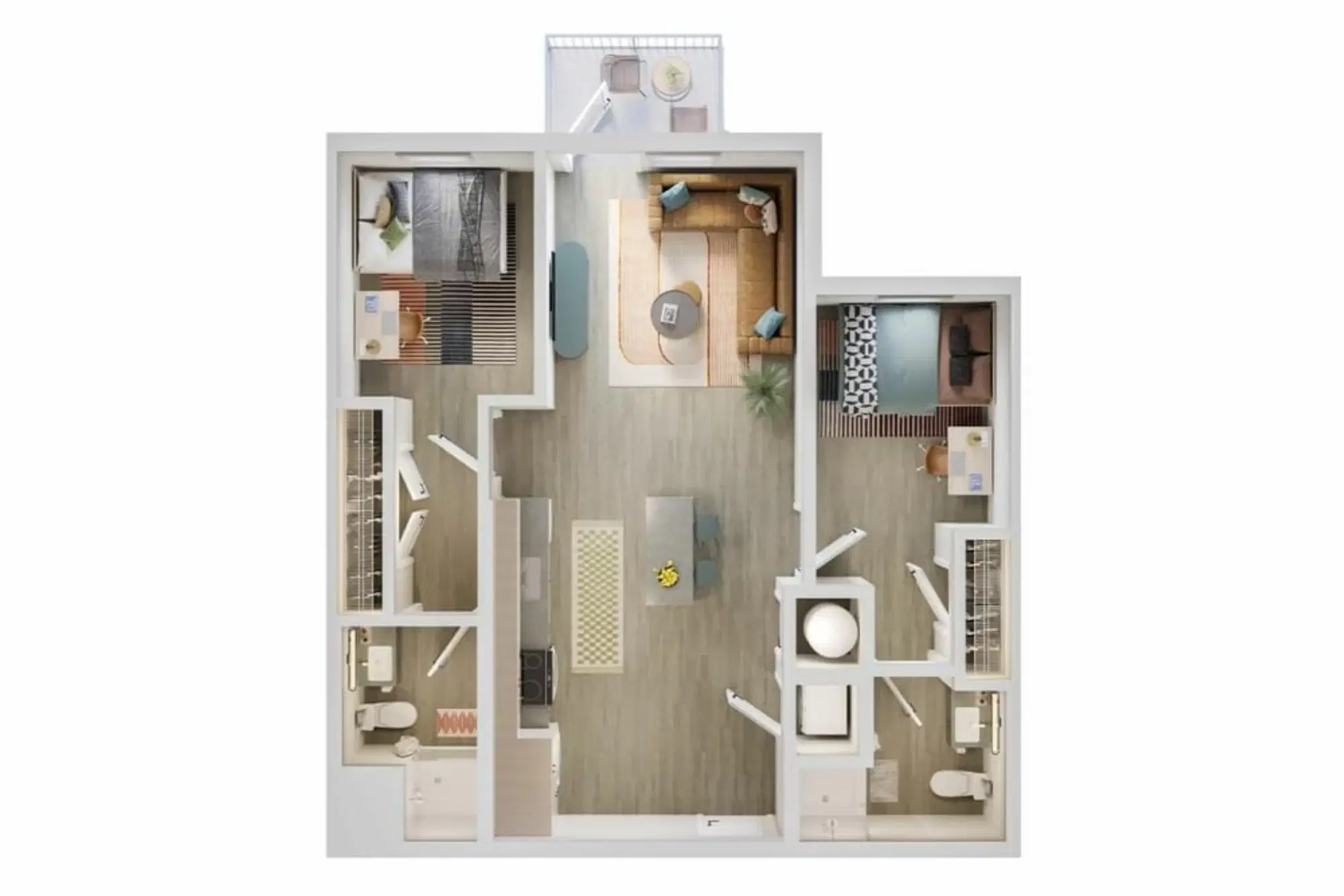 VERVE Orlando, Orlando – Room in a 2 Bed 2 Bath - B1