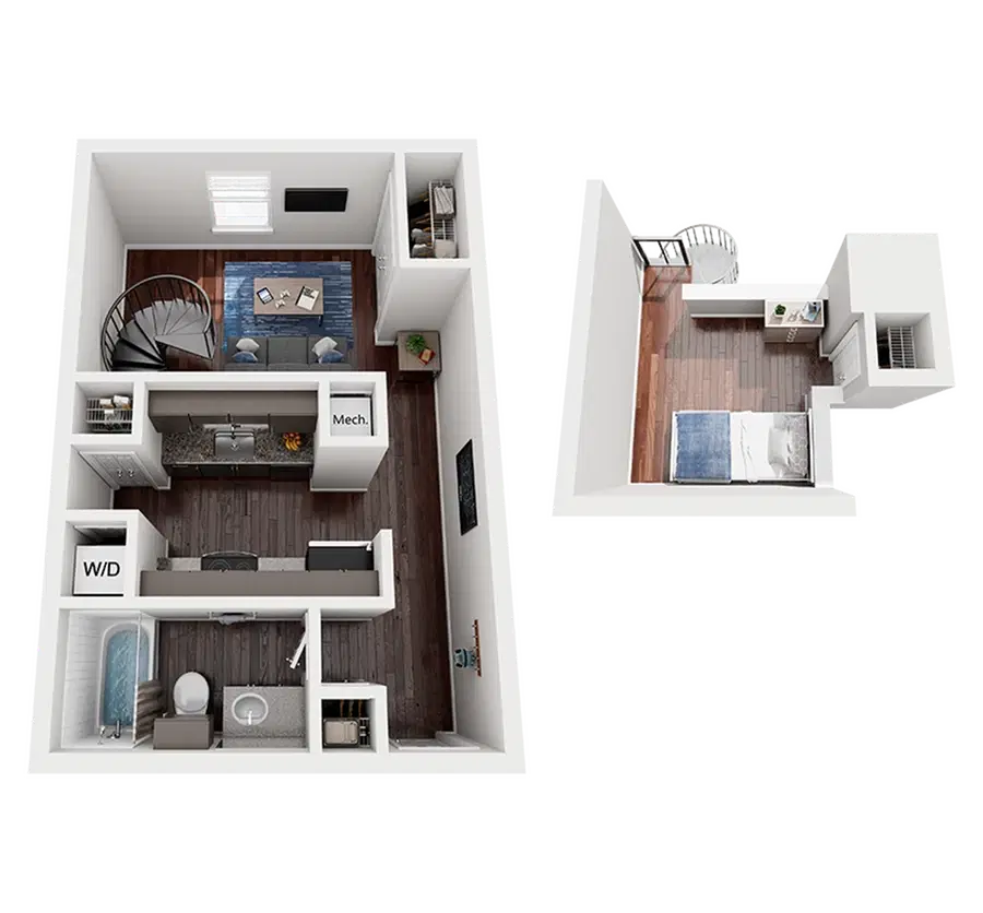 21 Pearl, Austin – Studio Loft (0 Bed - 1 Bath)