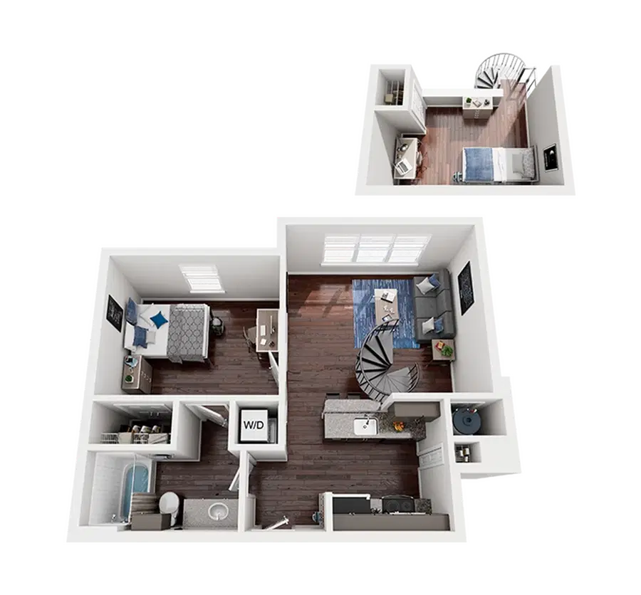 21 Pearl, Austin – Private Room-Loft (1 Bed - 1 Bath)