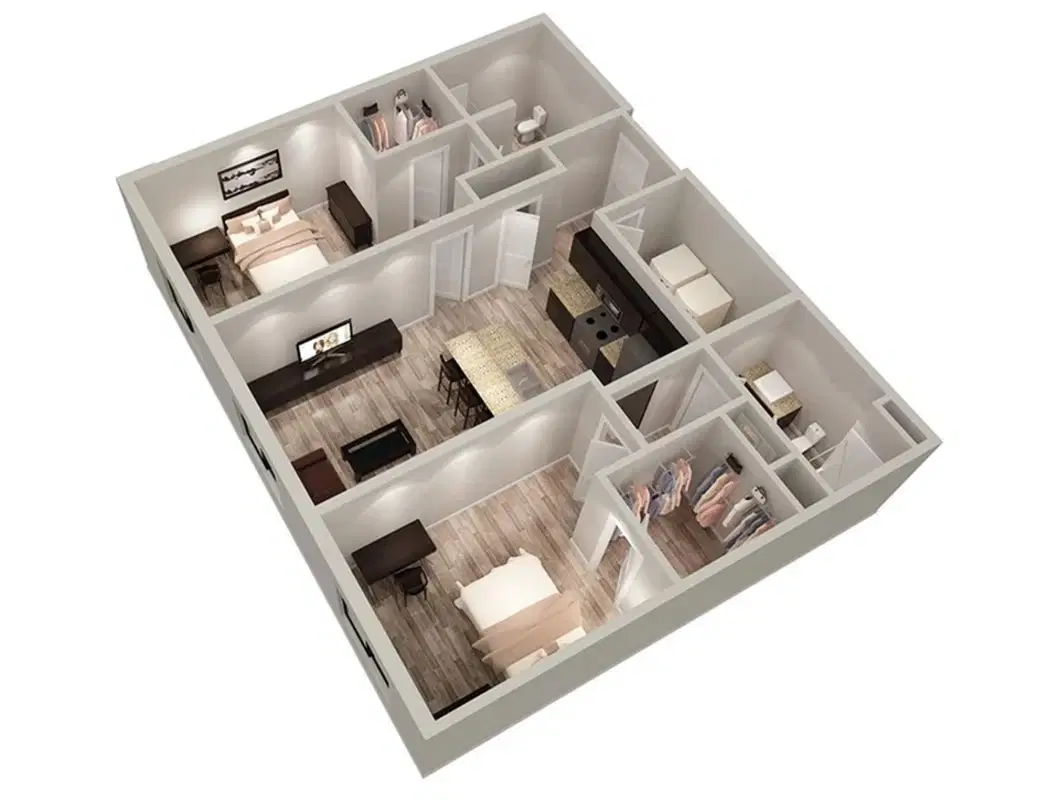 The Griff, Columbus – B Upgraded - 2 Bed 2 Bath