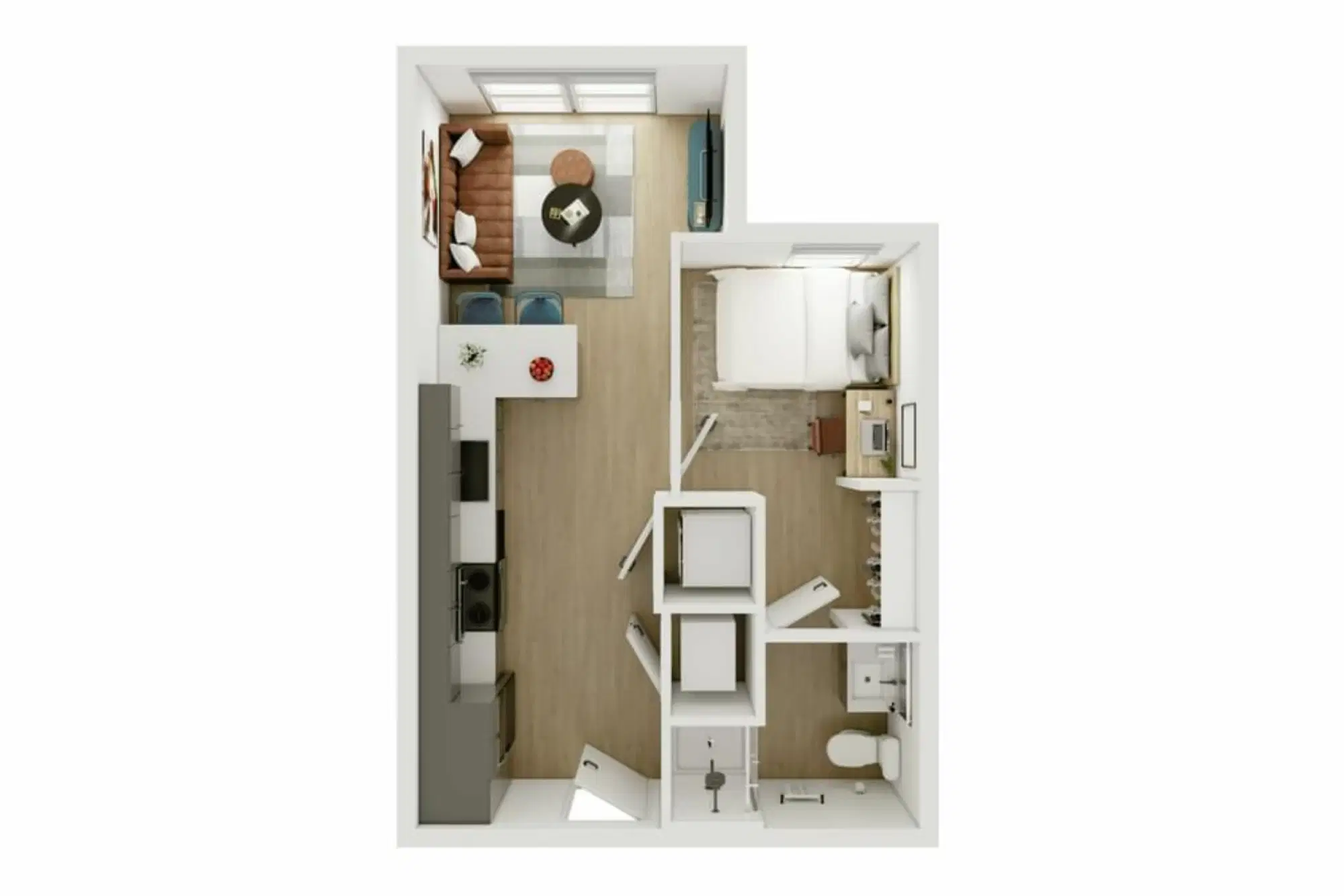 Ever West Lafayette, West Lafayette – 1 Bed 1 Bath - A1