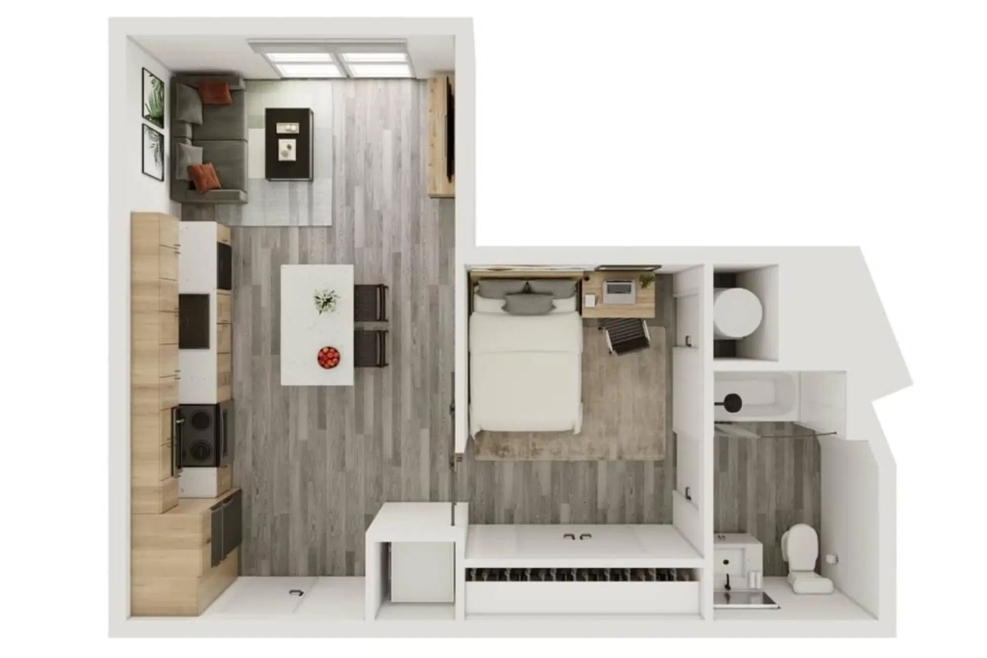Verve West Lafayette, West Lafayette – 1 Bedroom 1 Bathroom | 1BD/1BA – A3
