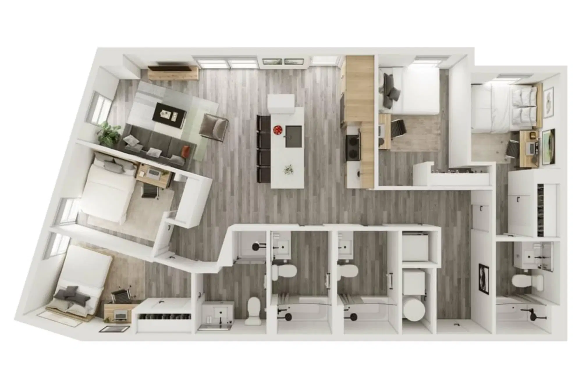 Verve West Lafayette, West Lafayette – 4 Bedroom 4 Bathroom | 4BD/4BA – D5