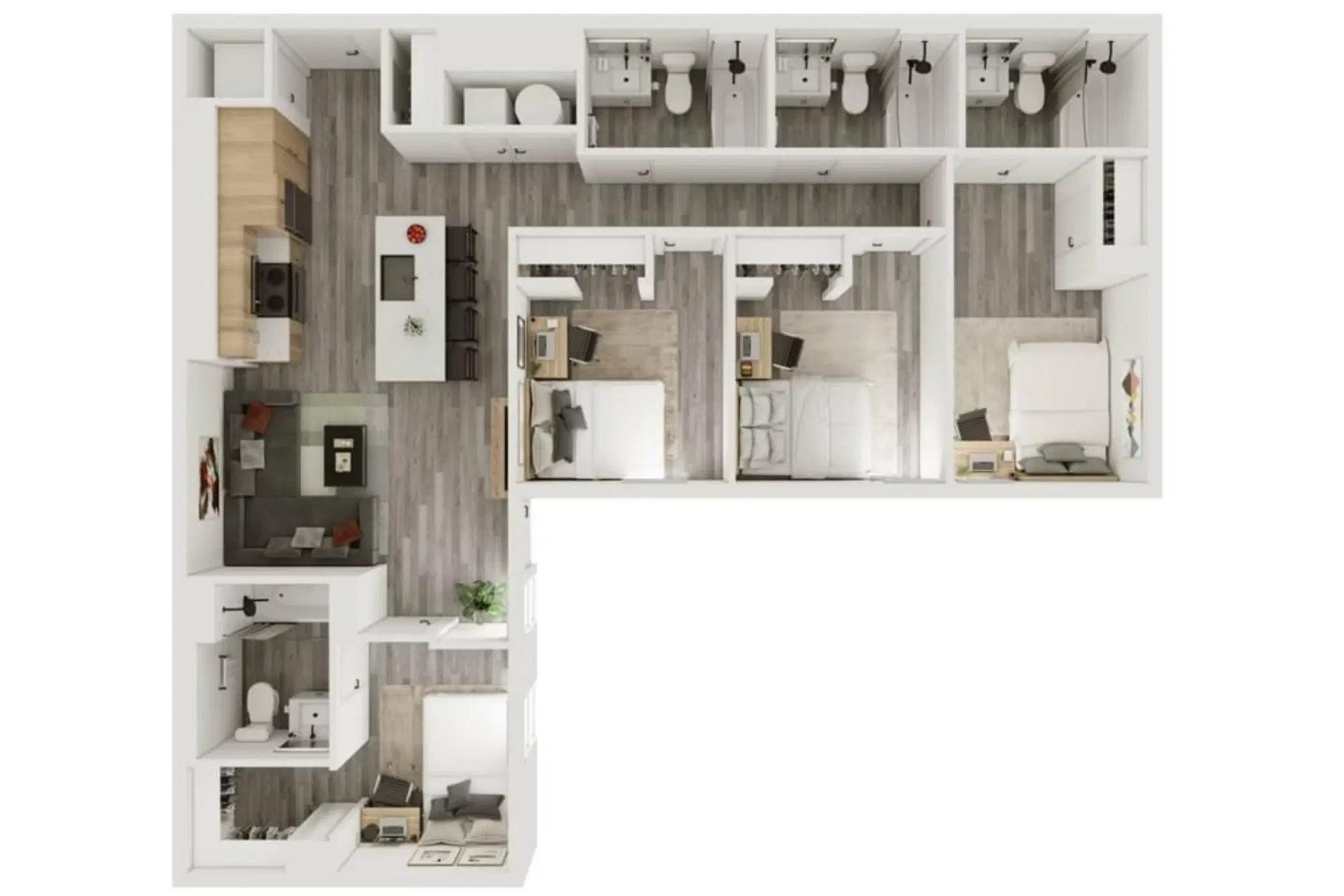 Verve West Lafayette, West Lafayette – 4 Bedroom 4 Bathroom | 4BD/4BA – D9