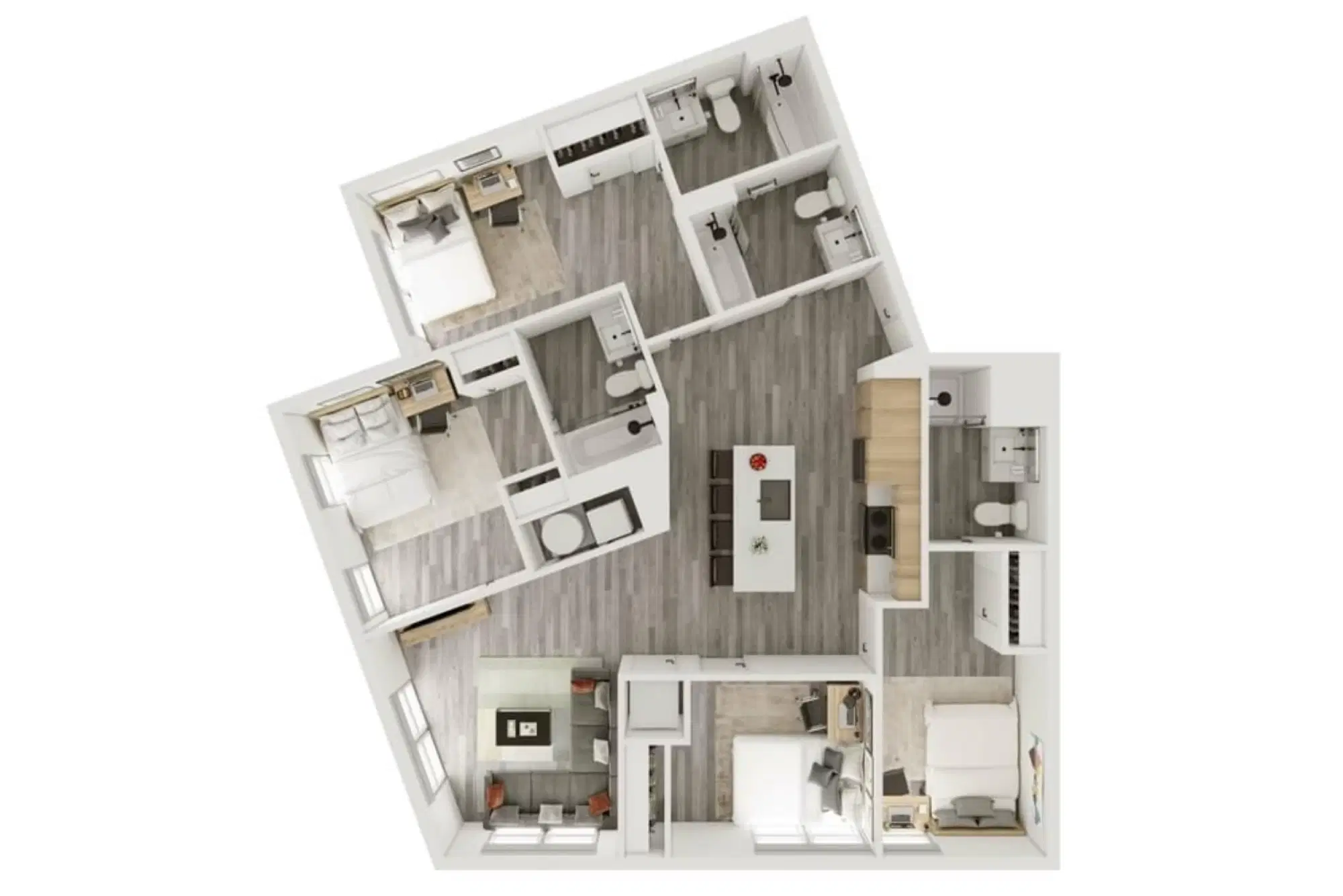 Verve West Lafayette, West Lafayette – 4 Bedroom 4 Bathroom | 4BD/4BA – D11