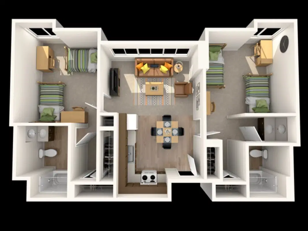 University Gateway, Los Angeles – 2b - 2 Bedroom 2 Bathroom