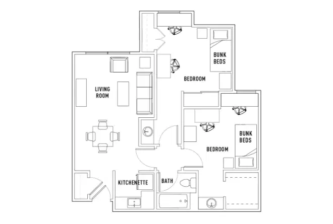 The Callaway House, College Station – Room in 2 Bed - 1 Bath