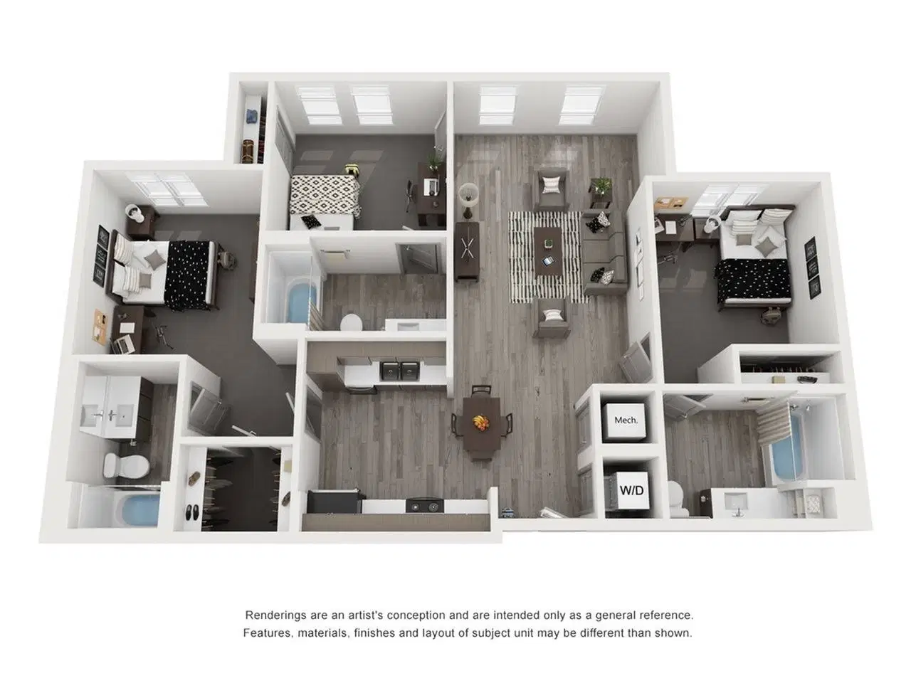 The Crossings, Sacramento – 3 Bed 3 Bath | C1