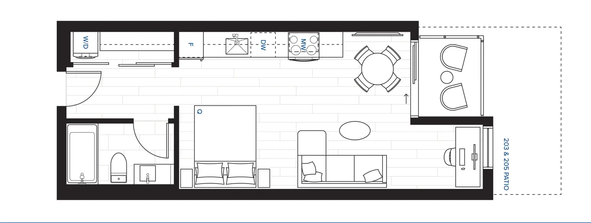 The Shelley, Victoria – A2 - Studio + Nook