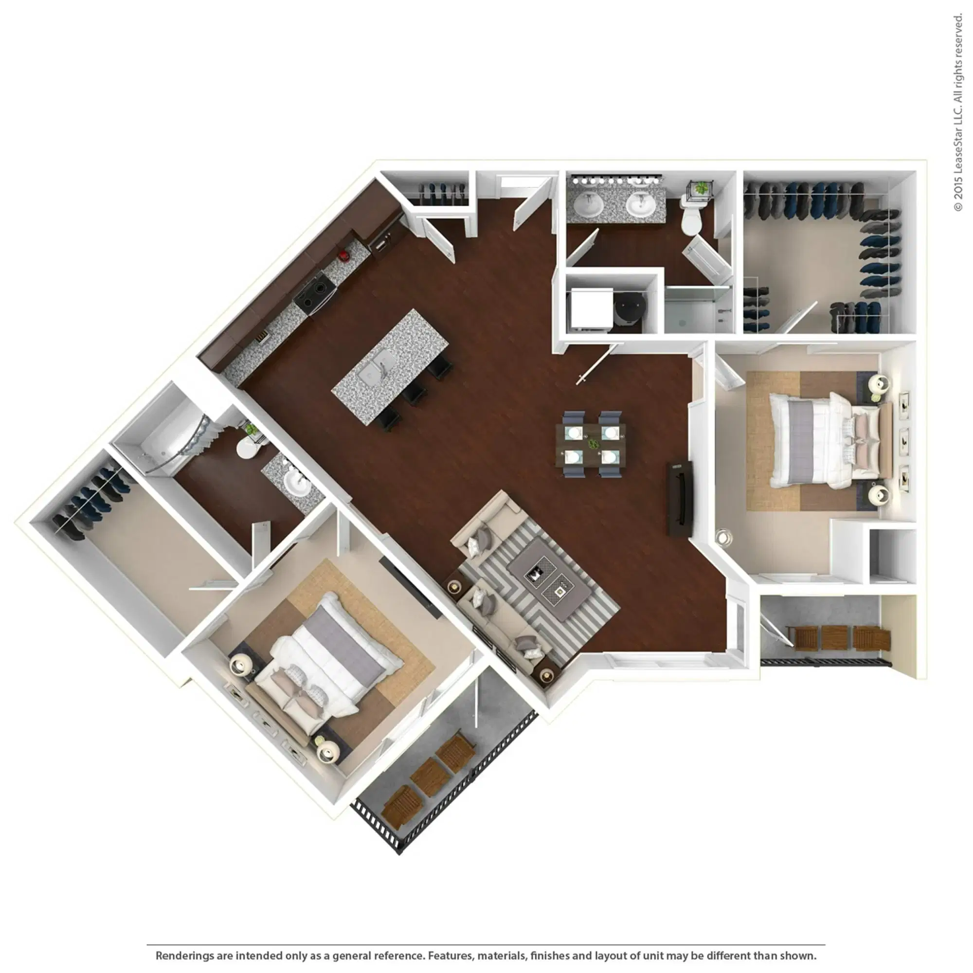 Aston Place, Columbus – 2 Bed 2 Bath | Henley
