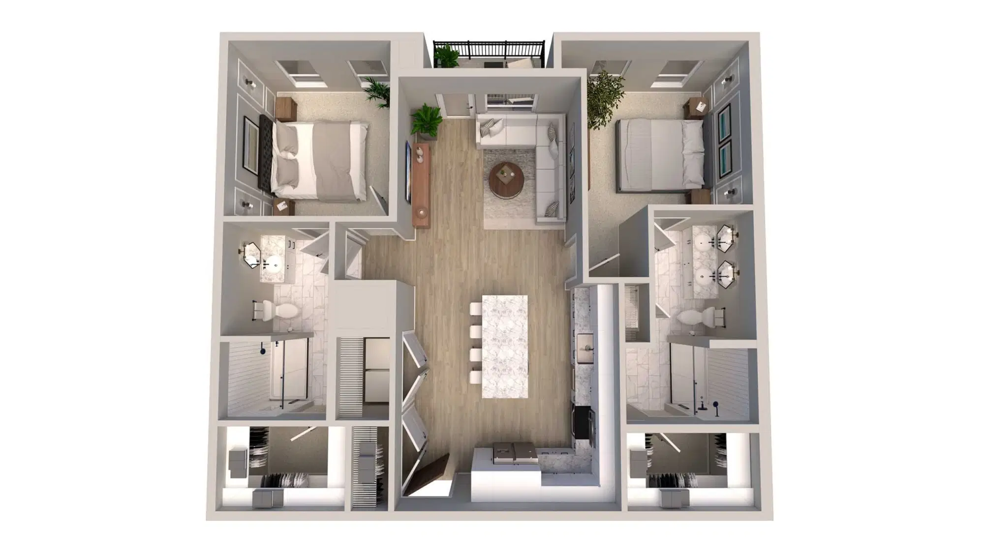 The Langham, Columbus – 2 Bed 2 Bath | B