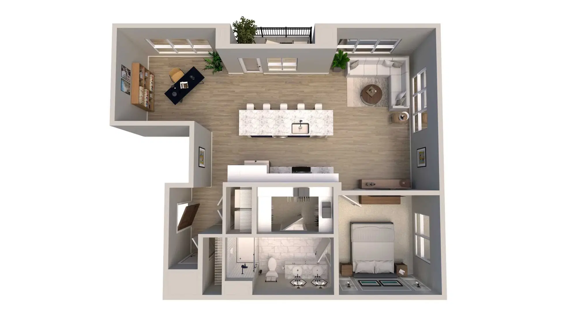 The Langham, Columbus – 1 Bed 1 Bath | C2