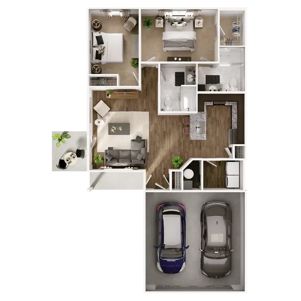 The Residences at Eastwood, Reynoldsburg – Room in 2 Bedroom 2 Bathroom | Edgewater