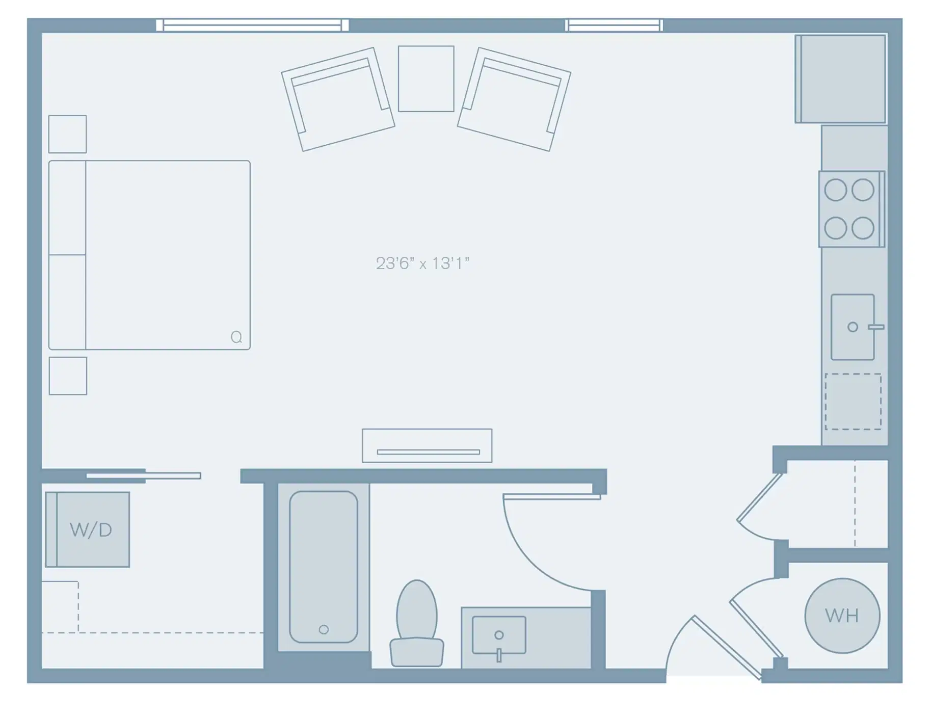 The Residences At The Sutton, Columbus – Studio | S2