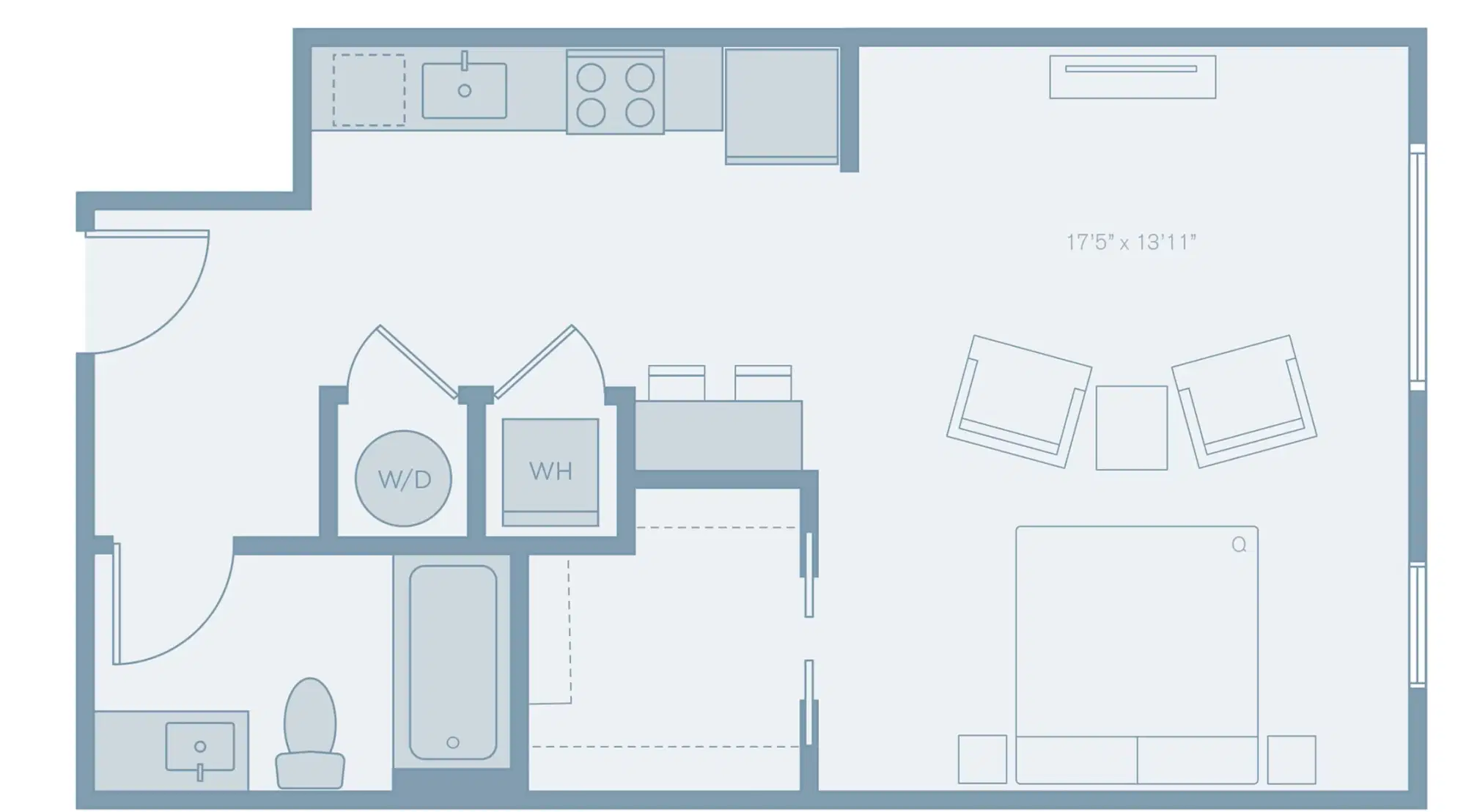 The Residences At The Sutton, Columbus – Studio | S5