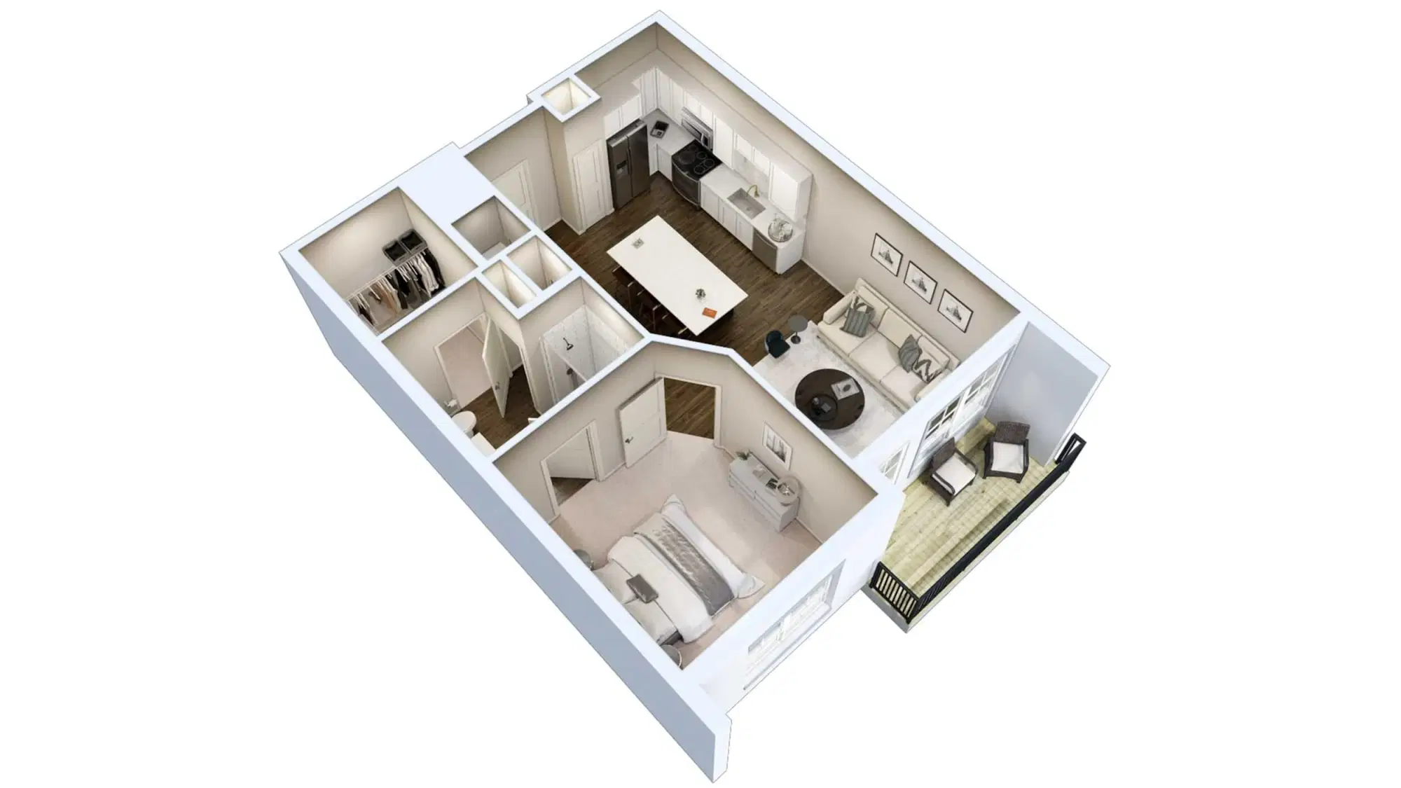 The Essex, Columbus – 1 Bed 1 Bath | A1