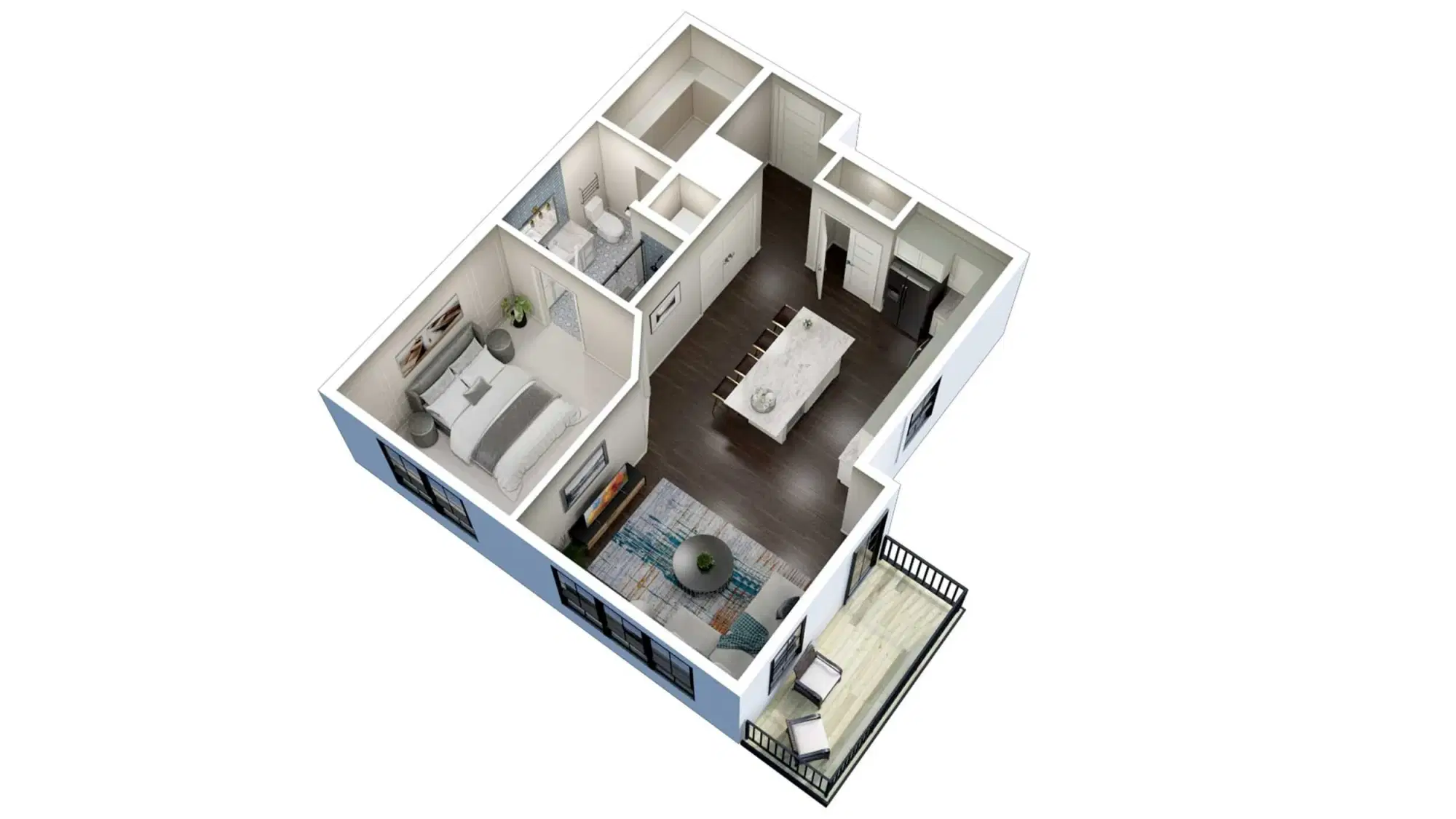 The Fairfax, Columbus – 1 Bed 1 Bath | F
