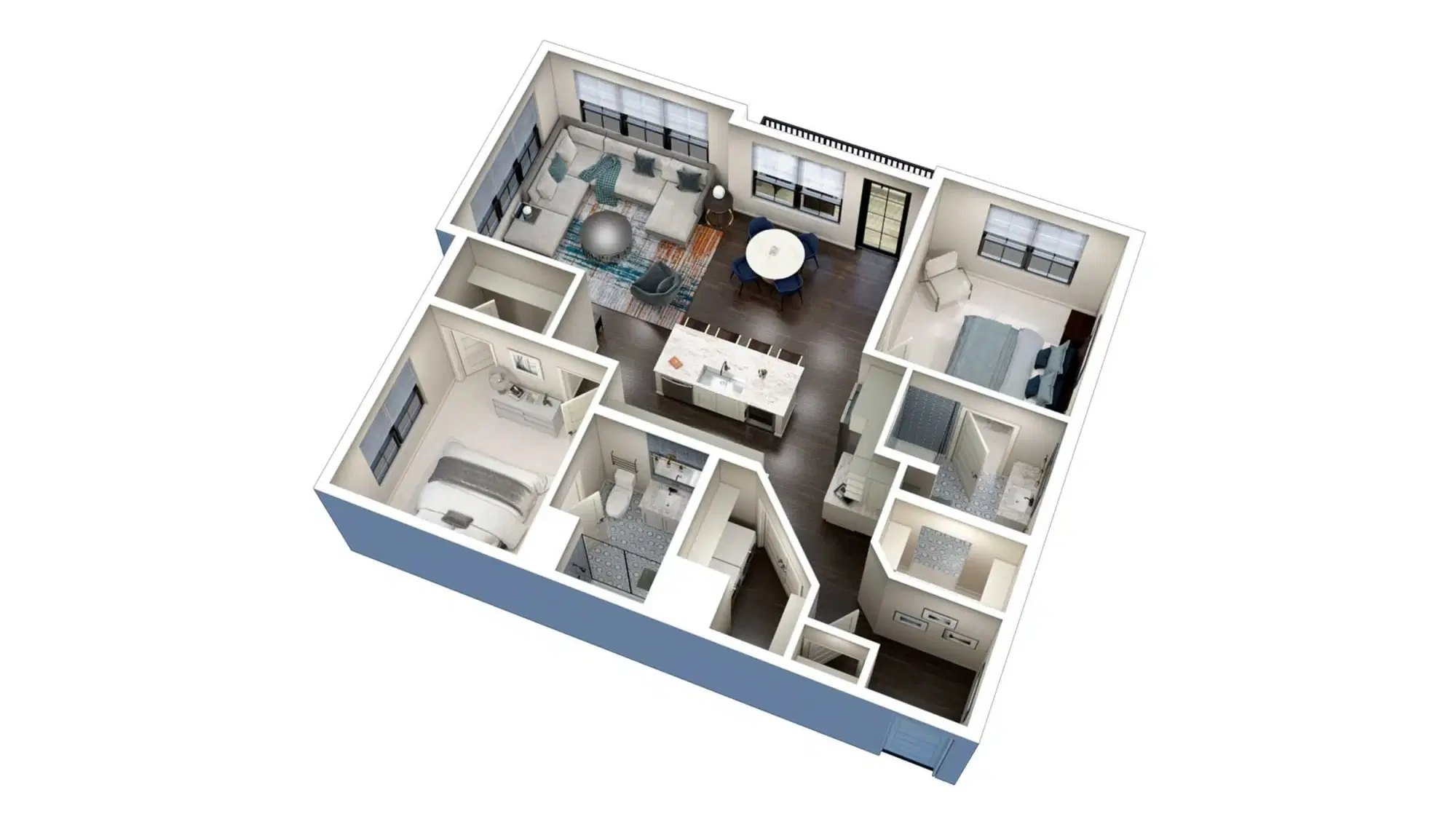 The Fairfax, Columbus – 2 Bed 2 Bath | C1