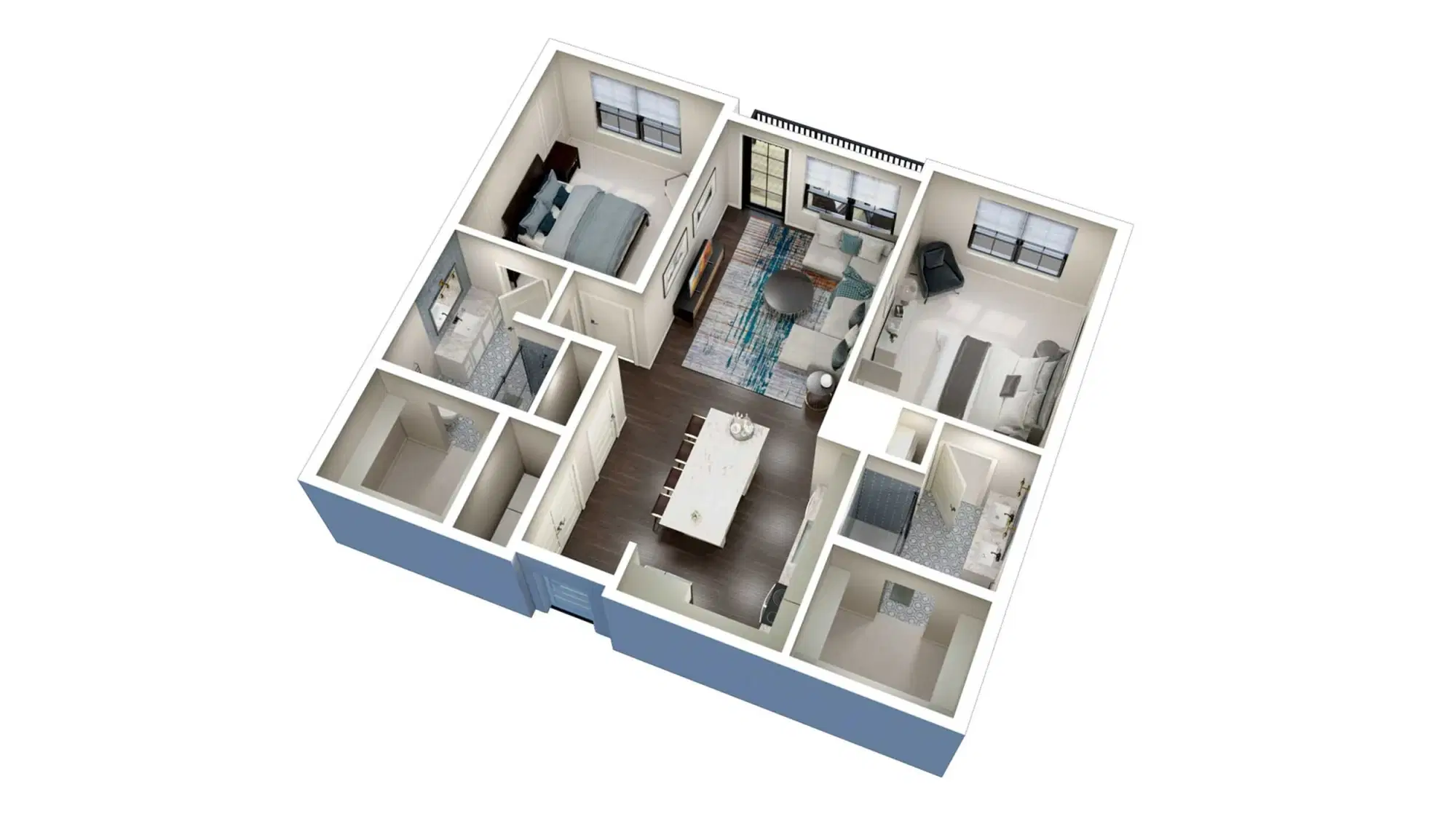 The Fairfax, Columbus – 2 Bed 2 Bath | B