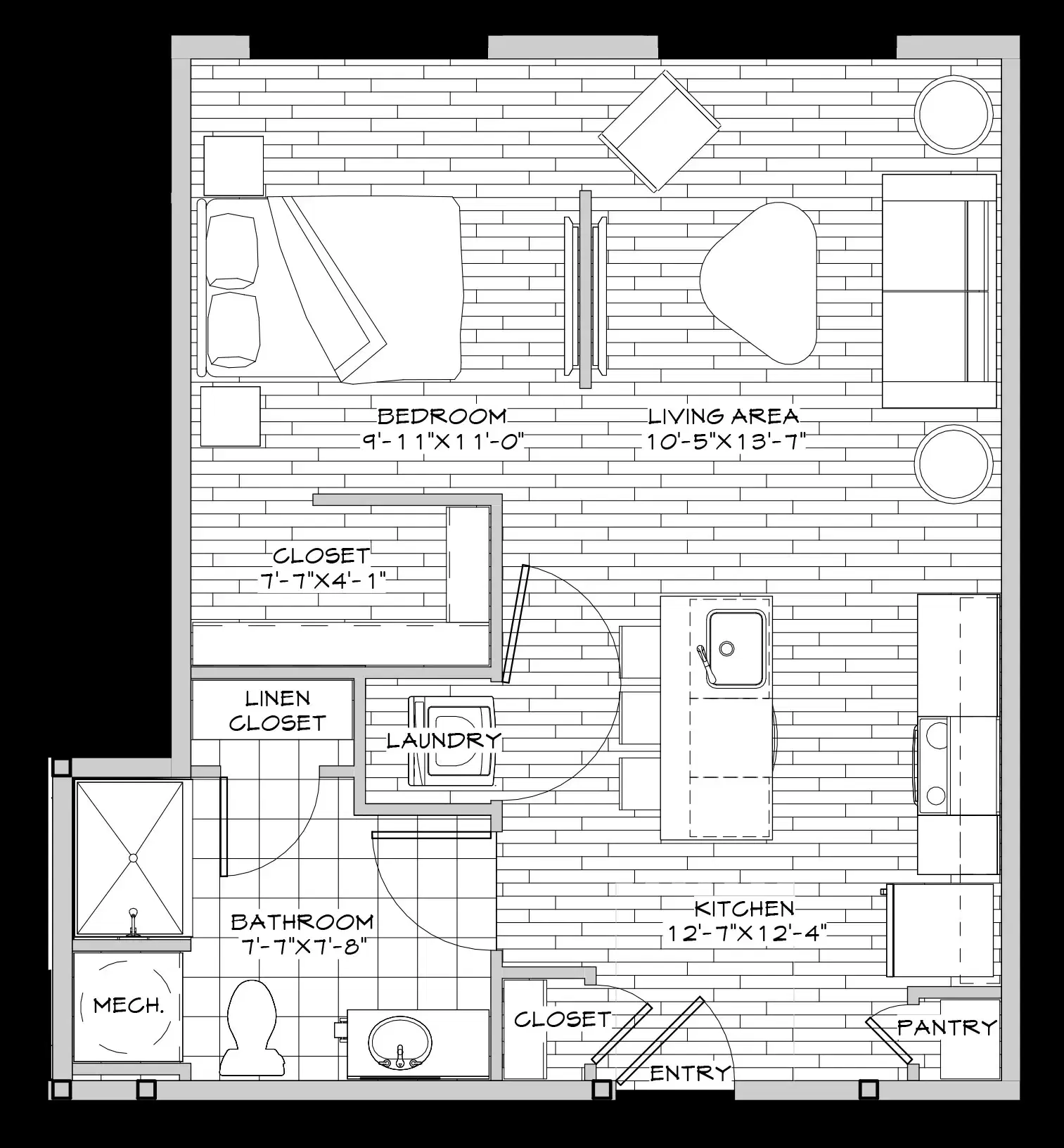 The Jerome, Columbus – Studio | A.7