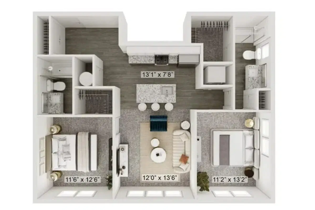 The Kingston, Upper Arlington – 2 Bed 2 Bath | The Scioto