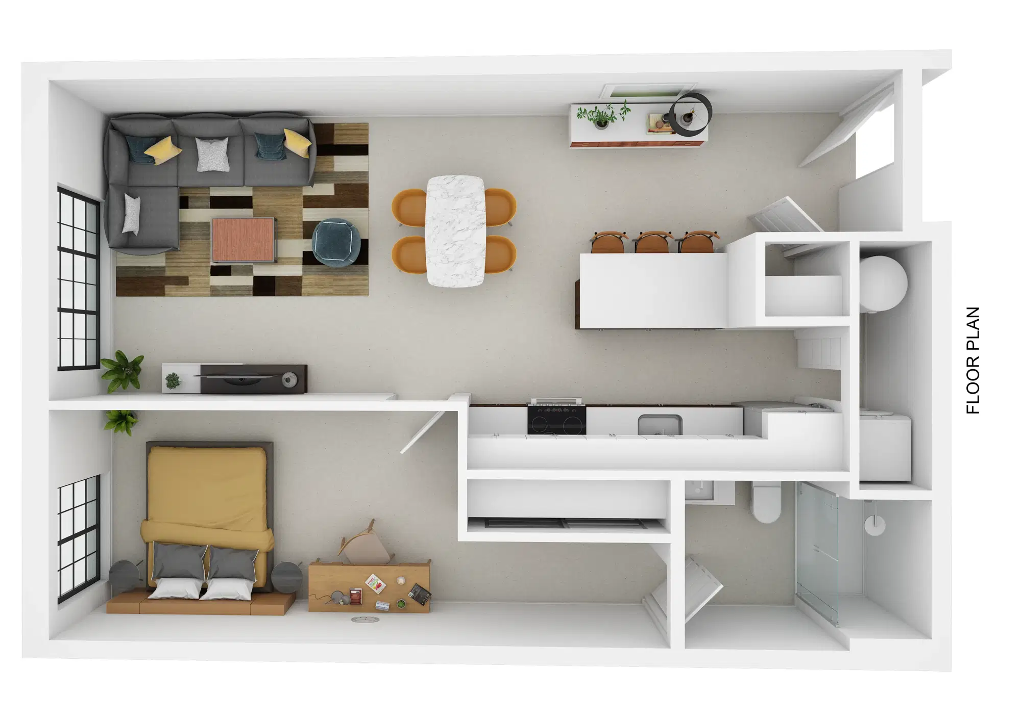 The View on Grant, Columbus – Room in 1 Bedroom 1 Bathroom | A3