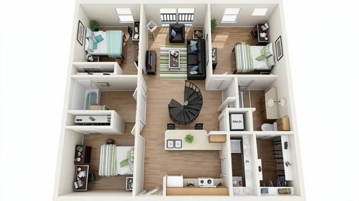 Texan 26, Austin – Room In A 4 Bed 2 Bath |4x2