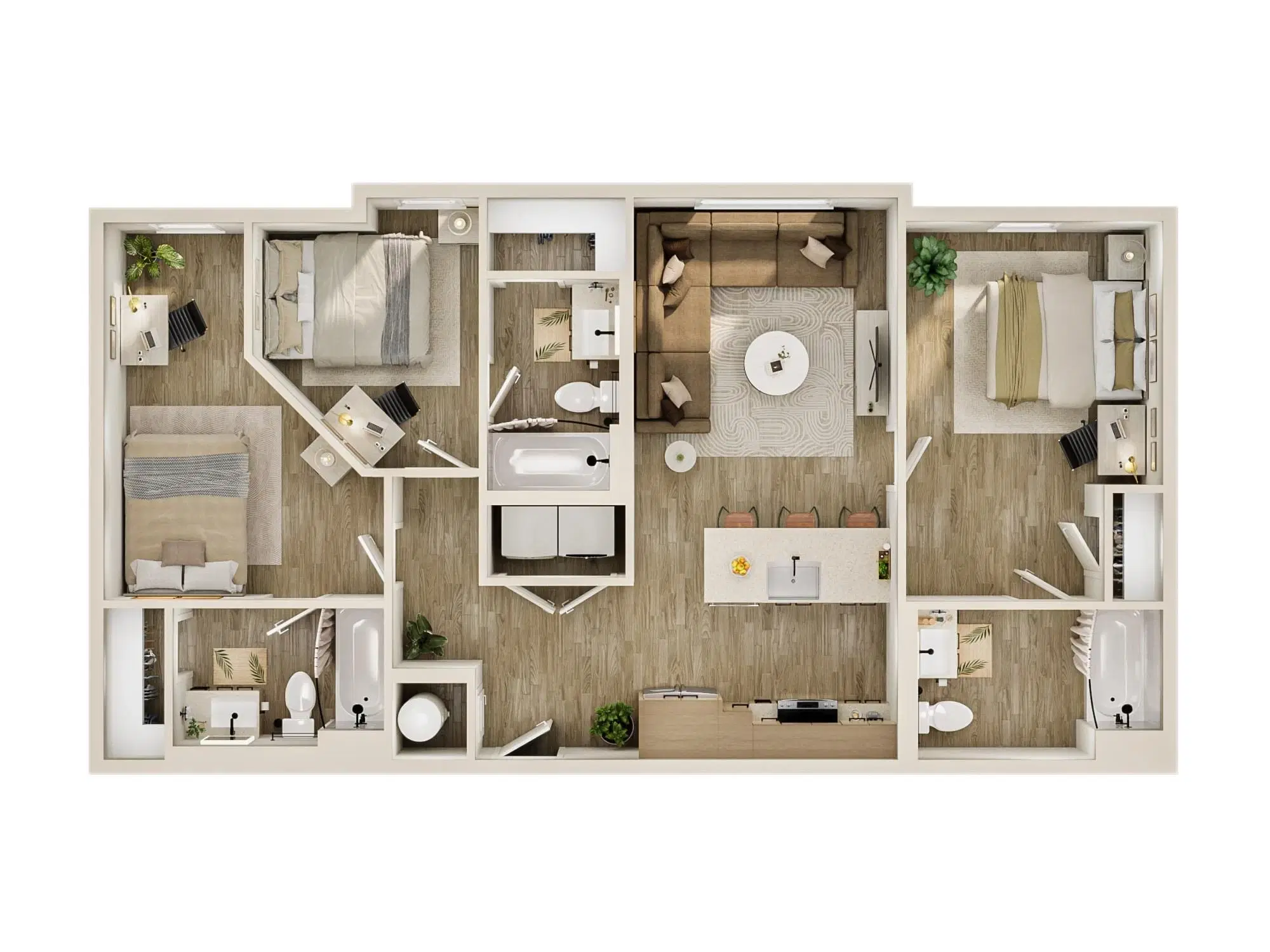 The Marshall Tempe, Tempe – Room in 3 Bedroom 3 Bathroom | C1