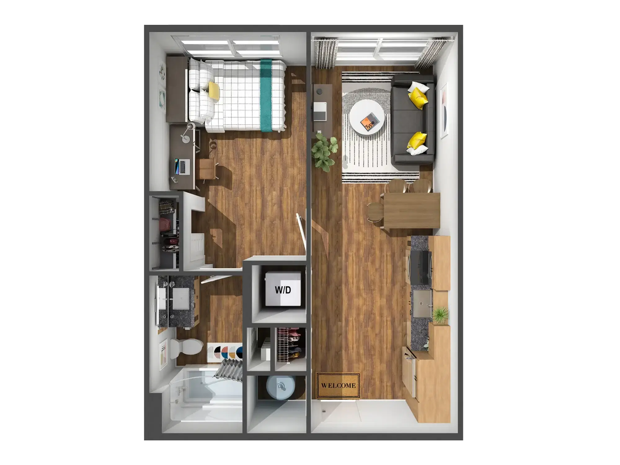 The Marshall on 3rd, Birmingham – 1 Bedroom 1 Bathroom | A1