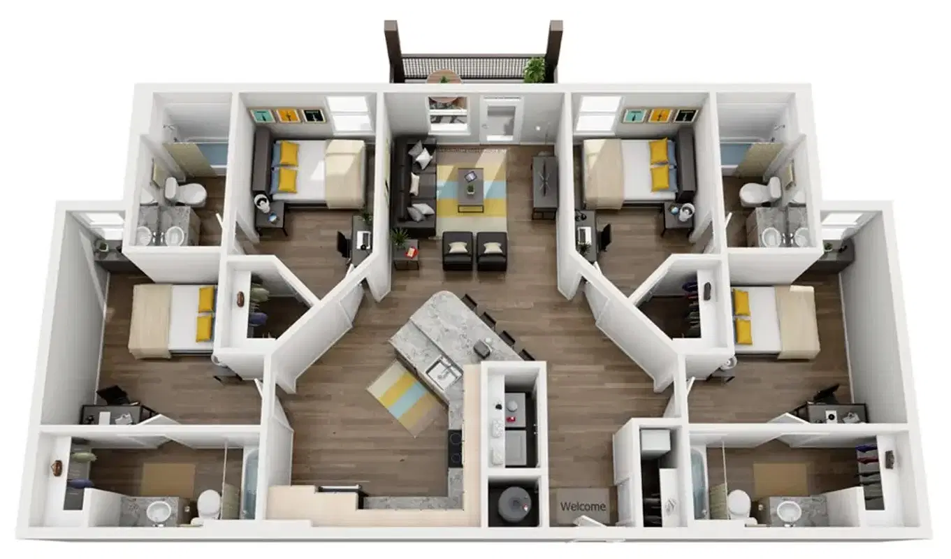 The Pier Conway, Conway – Room in 4 Bedroom 4 Bathroom | D1 - Springmaid