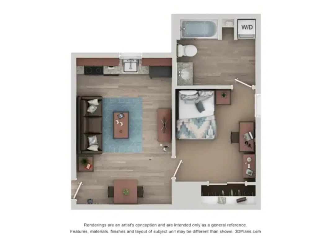 Flatts at South Campus, Oxford – 1 Bedroom 1 Bathroom |A1