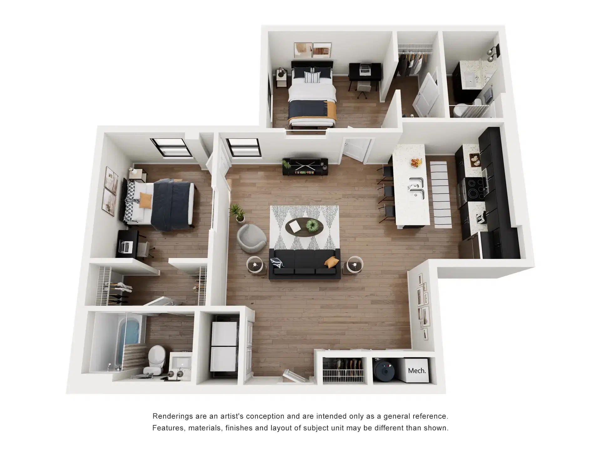 The Marshall Valley, Bethlehem – Room in 2 Bedroom 2 Bathroom | B3