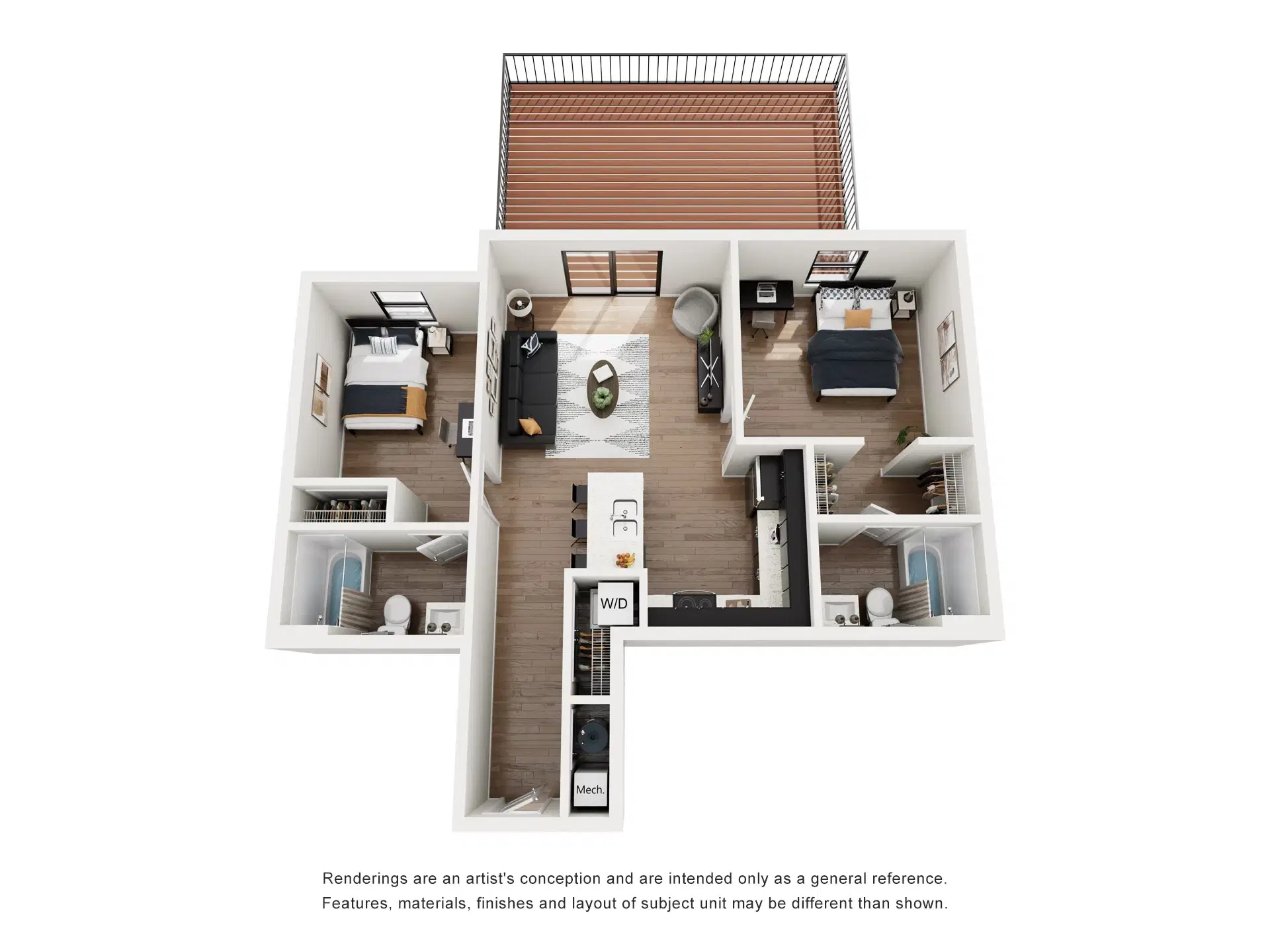 The Marshall Valley, Bethlehem – Room in 2 Bedroom 2 Bathroom | B5