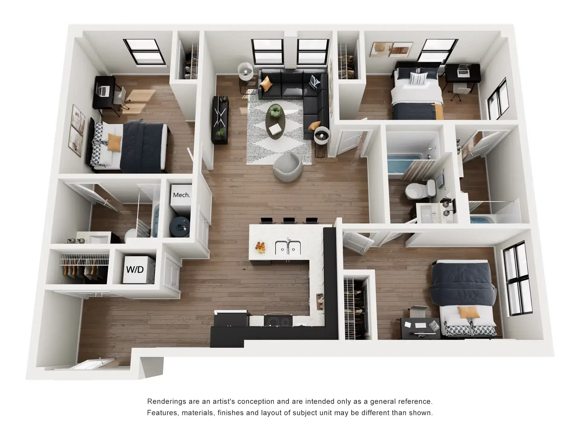 The Marshall Valley, Bethlehem – Room in 3 Bedroom 3 Bathroom | C1