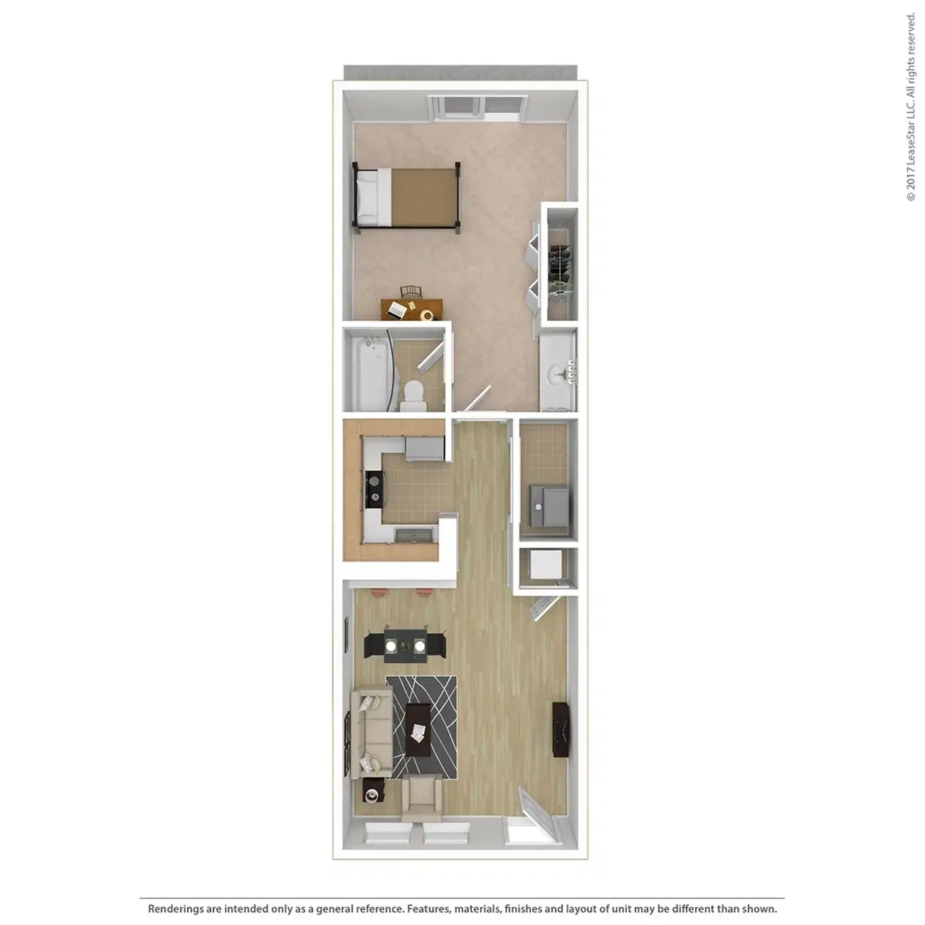 Campus Court Lexington, Lexington – 1 Bed, 1 Bath Garden Classic
