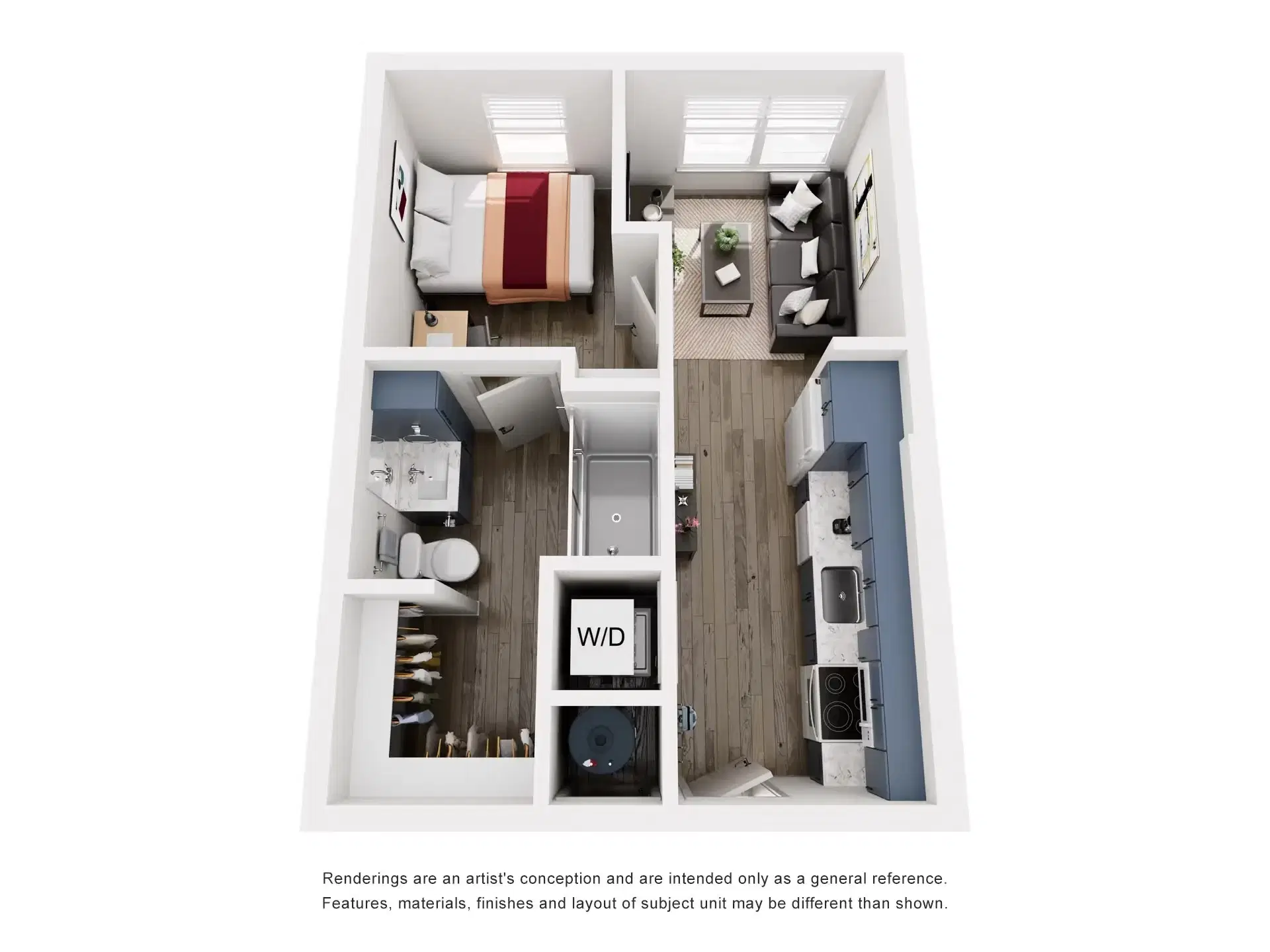 Global College Station, College Station – 1 Bedroom 1 Bathroom | A2