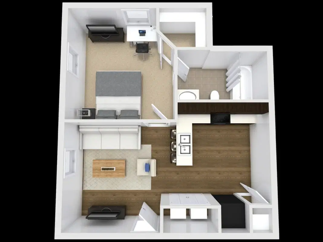 University Edge, South Bend – 1 Bedroom 1 Bathroom