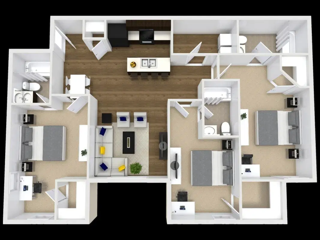 University Edge, South Bend – 3 Bedroom 3 Bathroom