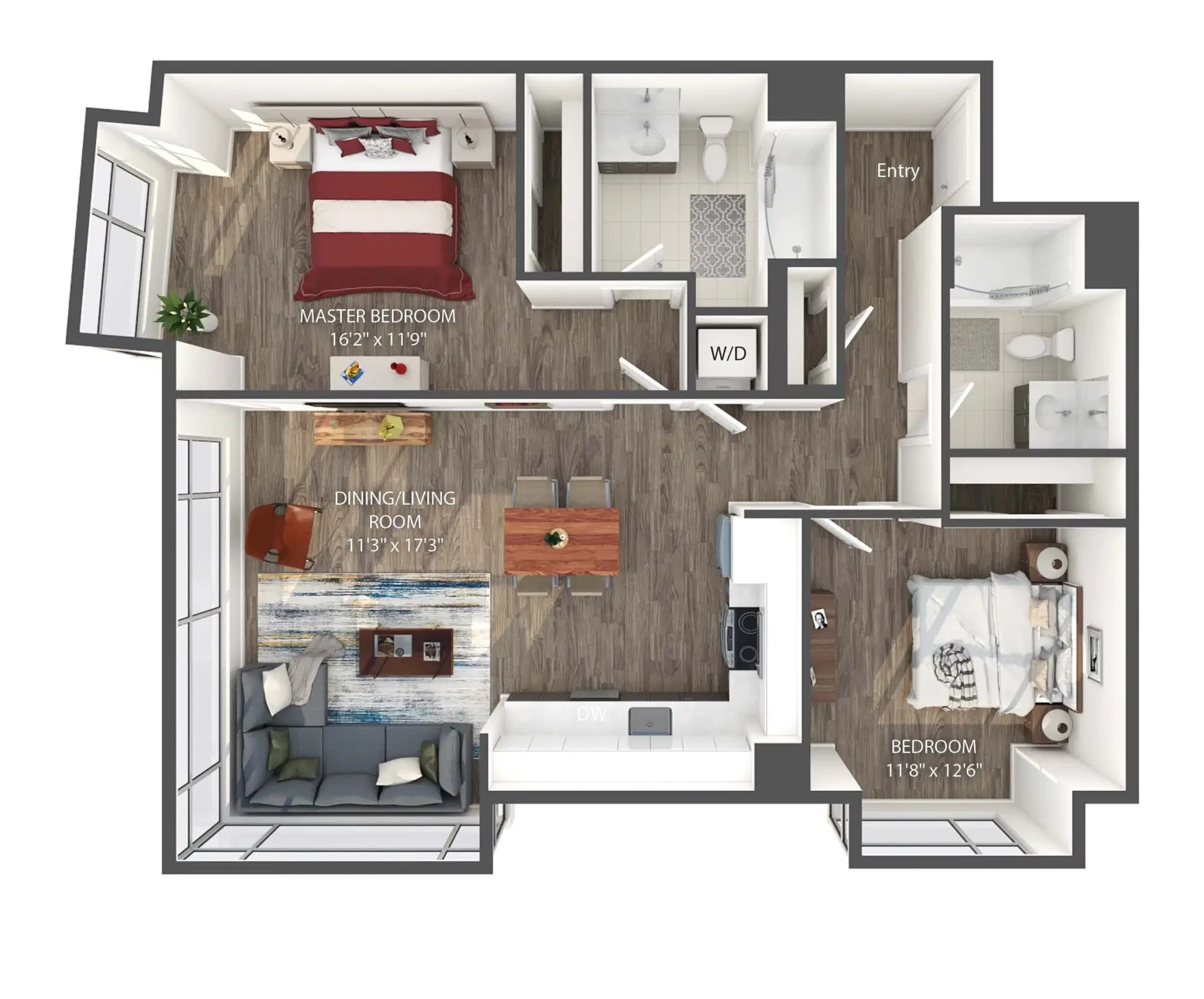 The Dwight, Berkeley – 2 Bed 2 Bath