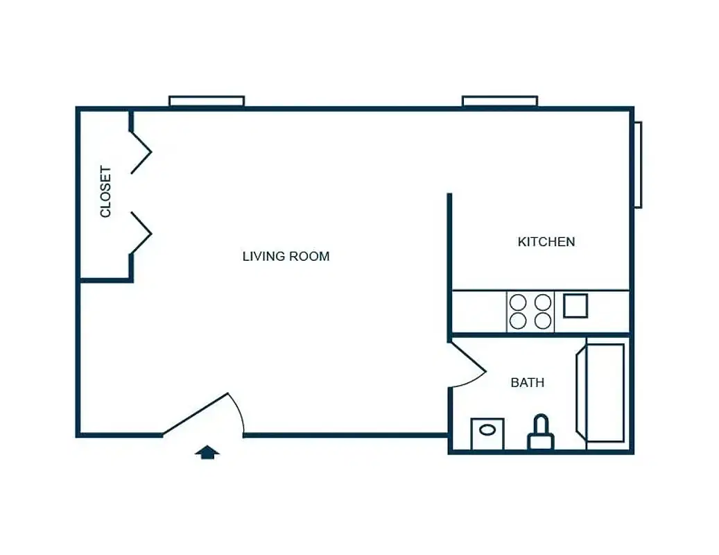 Launch, West Lafayette – Studio B | 1 Bed