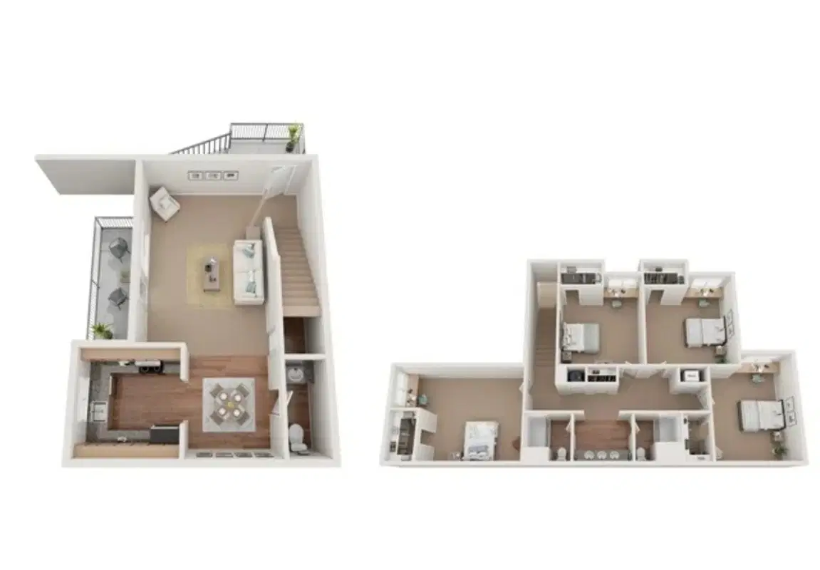 Duck's Village, Eugene – Room in a 4 Bed 2.5 Bath
