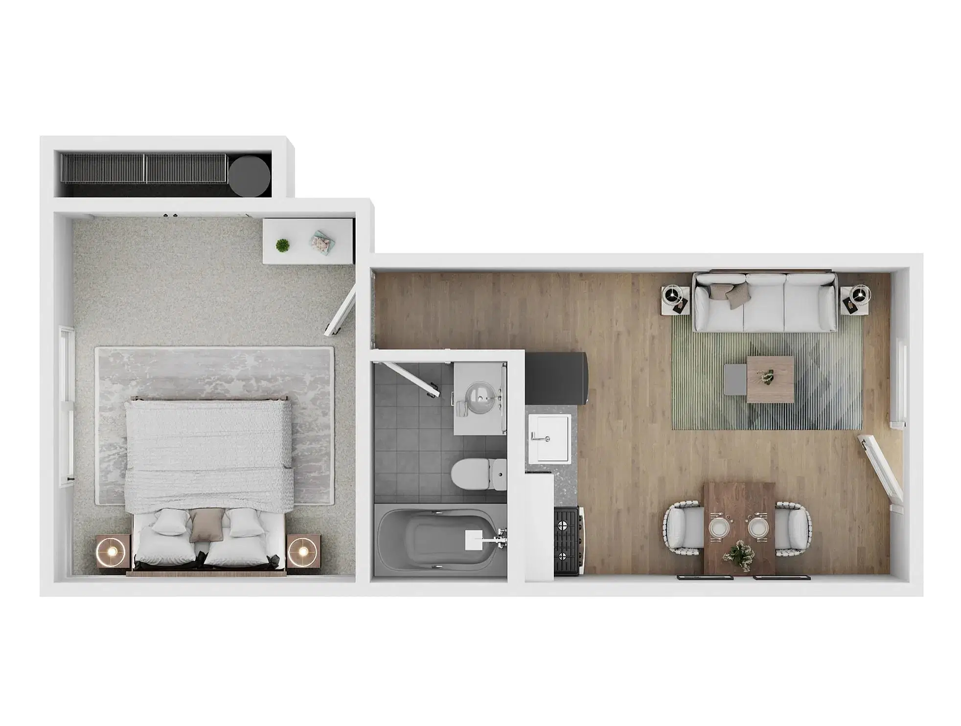 The Vicinity, Corvallis – Room in a 1 Bed 1 Bath | 1.A