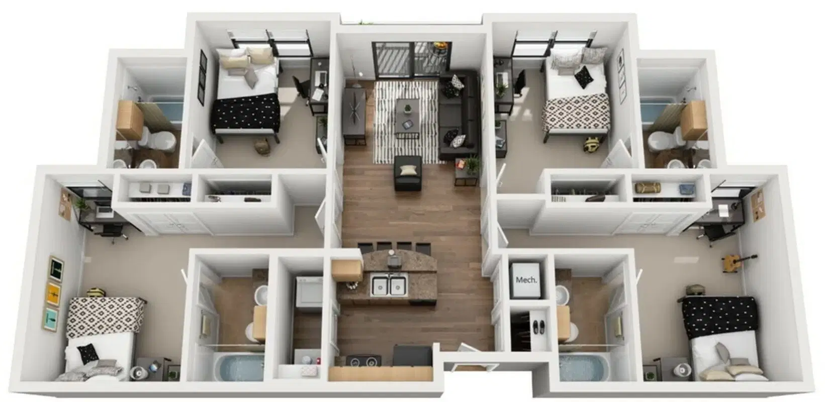 Republic At Sam Houston, Huntsville – 4 Bedroom 4 Bathroom
