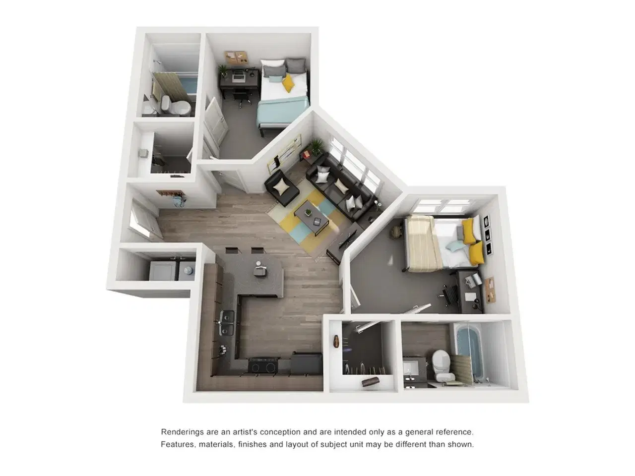 ROAM Student Living, Missoula – Room in a 2 Bedroom 2 Bathroom | The Highland