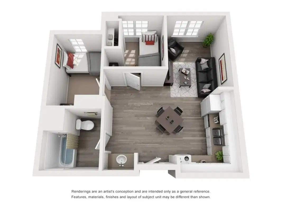 Spinner Place, Winooski – Room in a 2 Bed 1 Bath | 2x1