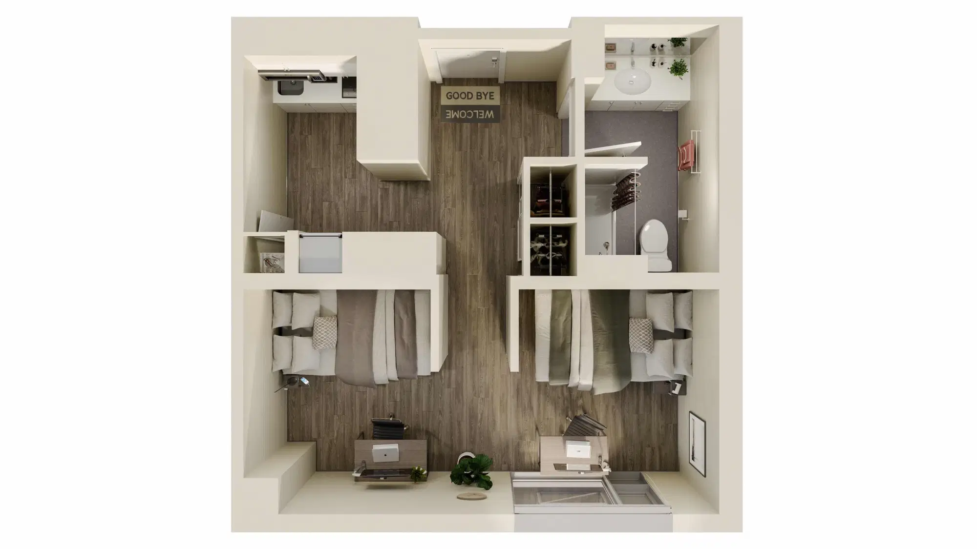 The Quad at York, Toronto – 1 Bed 1 Bath | 1-1SA1