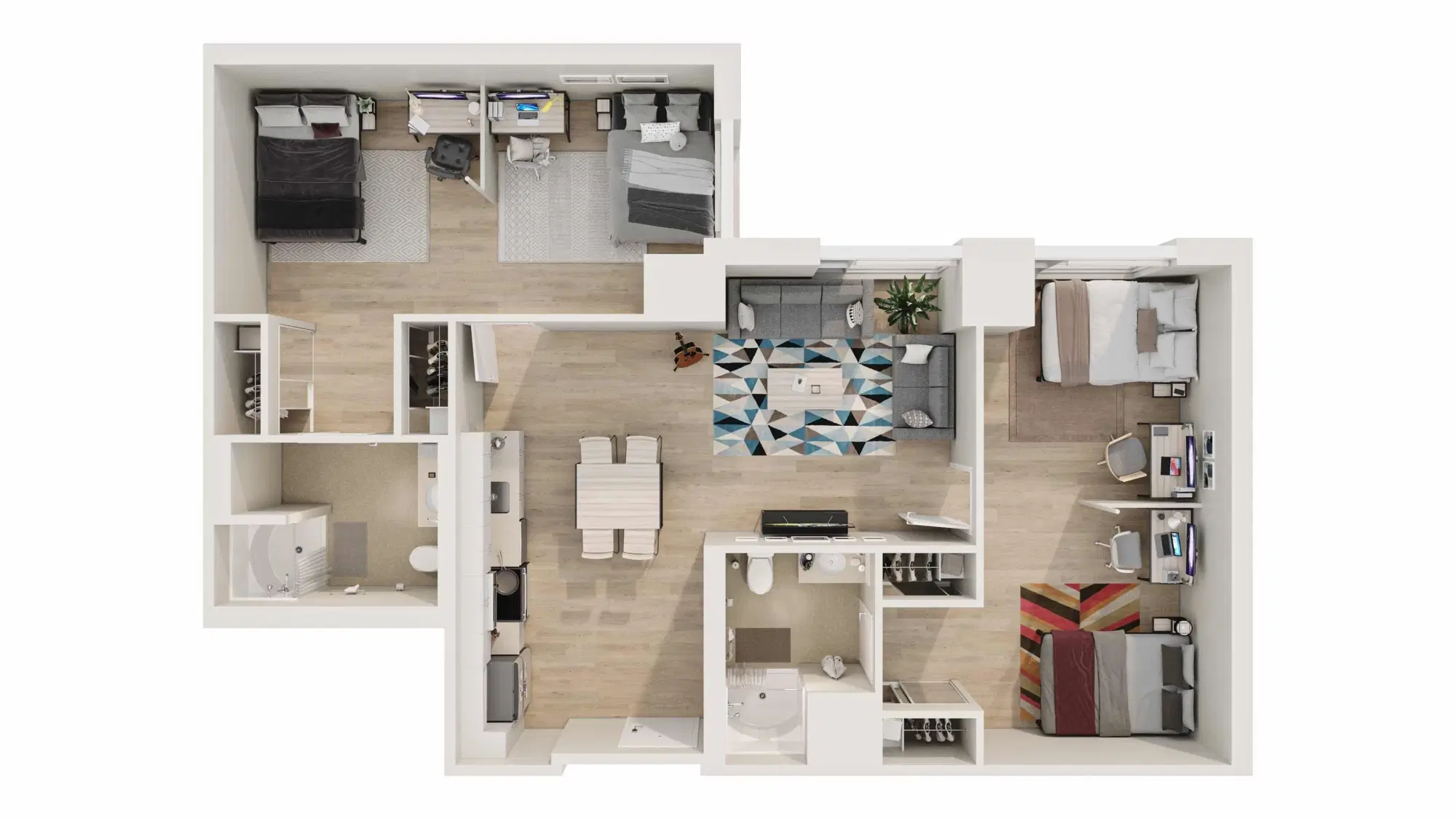 The Quad at York, Toronto – 2 Bed 2 Bath | 2-2S2