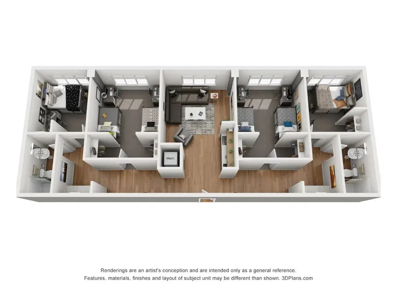 UnionWest Student Living, Orlando – Room in a 4 Bed 2 Bath | The Villager
