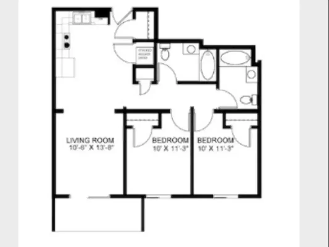 The Grove at Mankato, Mankato – Room in 2 Bedroom 2 Bathroom | PB5